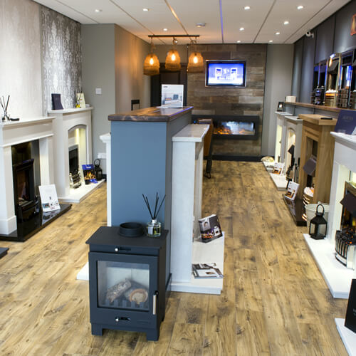 picture of the cosy interior of Fireside Studio Darwen