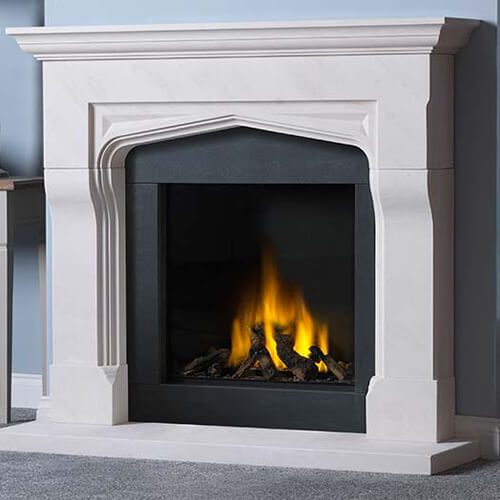 vision fires - beaufort gas fire and fire surround