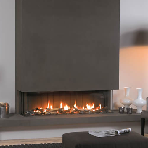 vision trimline gas fire range